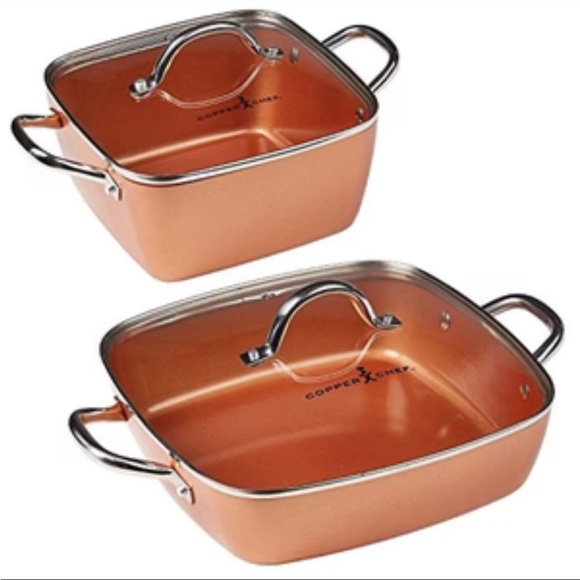 Duparquet Copper Cookware Kitchen Copper Chef Pan Set Poshmark